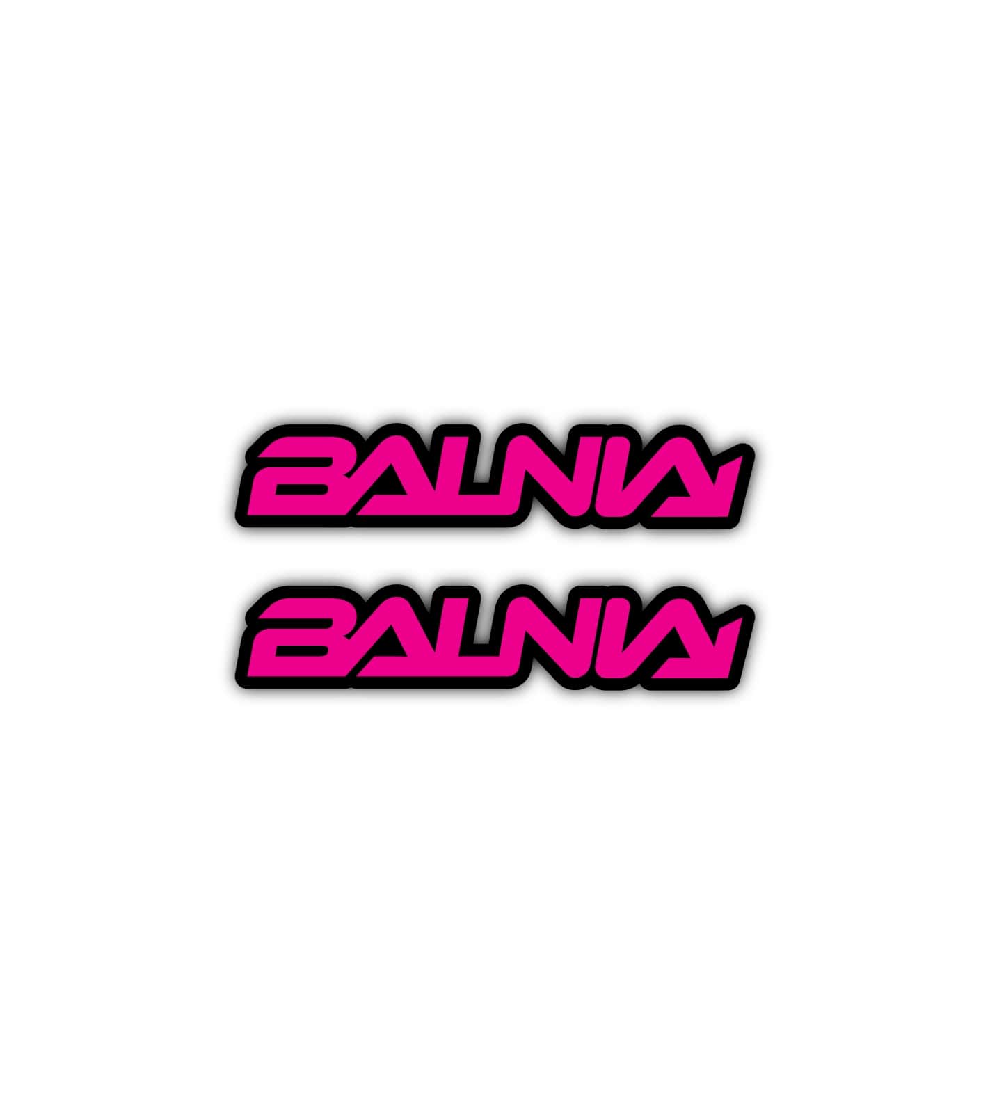 2x Stickers Balnia Rose