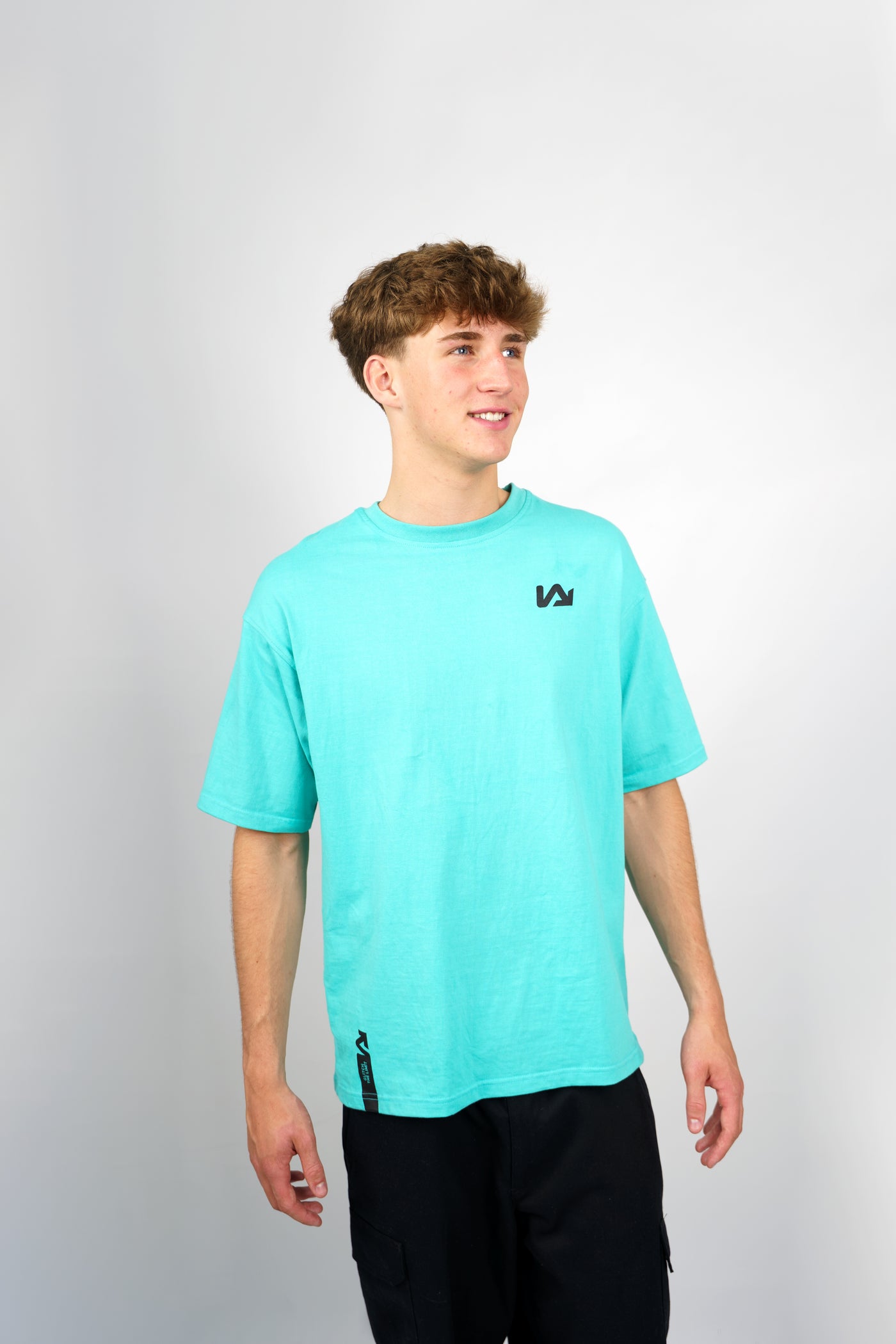 Tee-shirt Glitch Blue