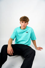 Tee-shirt Glitch Blue