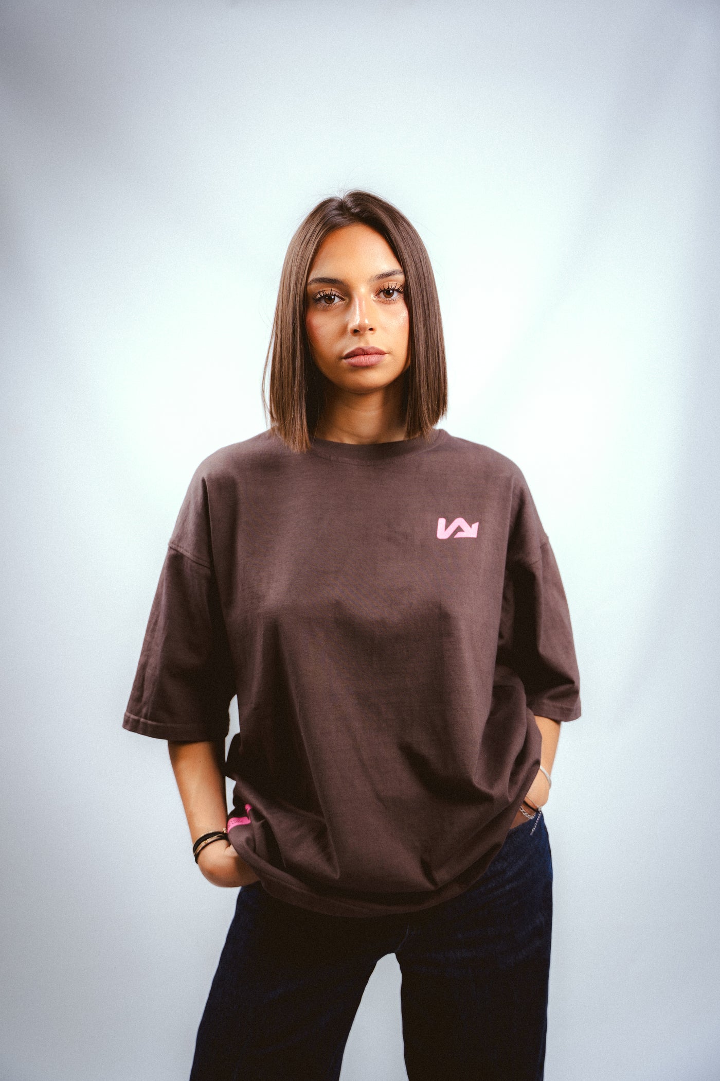Tee-shirt Glitch Brown