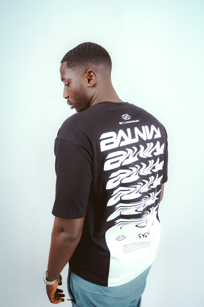 Tee-shirt Glitch Black