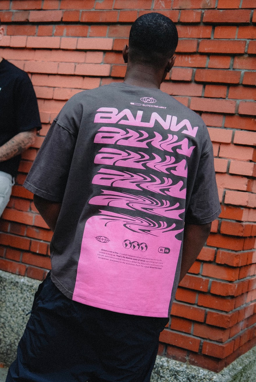 Tee-shirt Glitch Brown