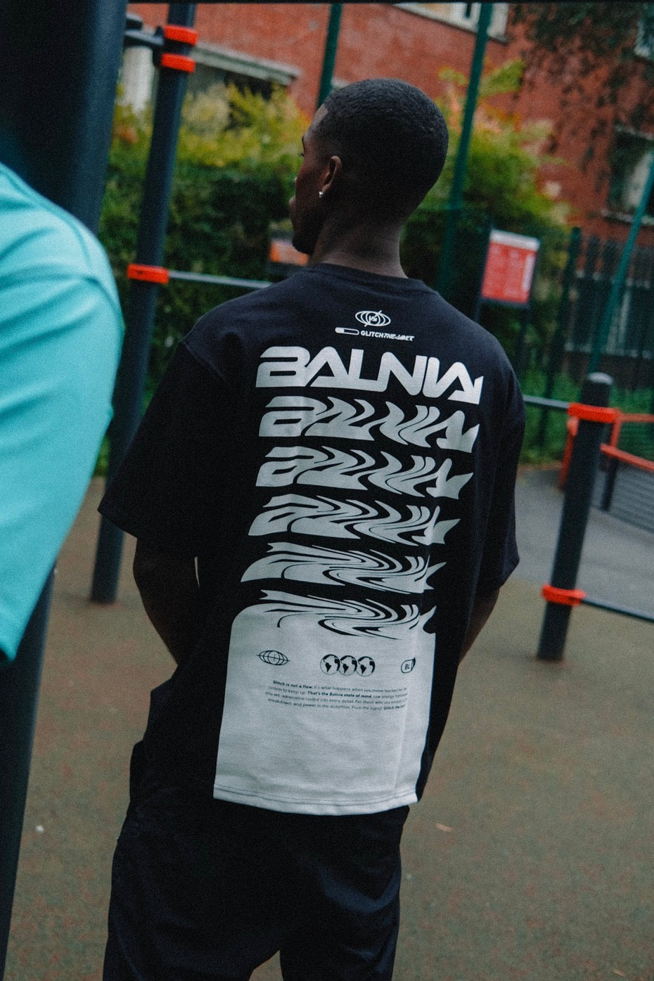 Tee-shirt Glitch Black