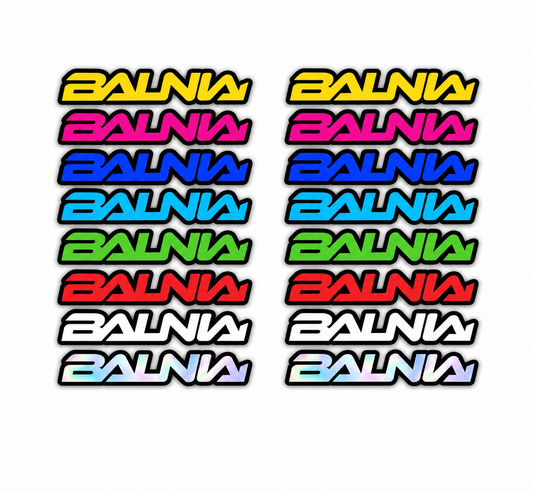 16x Stickers Balnia