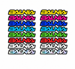14x Balnia Stickers
