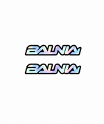 2x Balnia Holographic Stickers