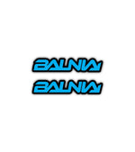 2x Balnia Sky Blue Stickers