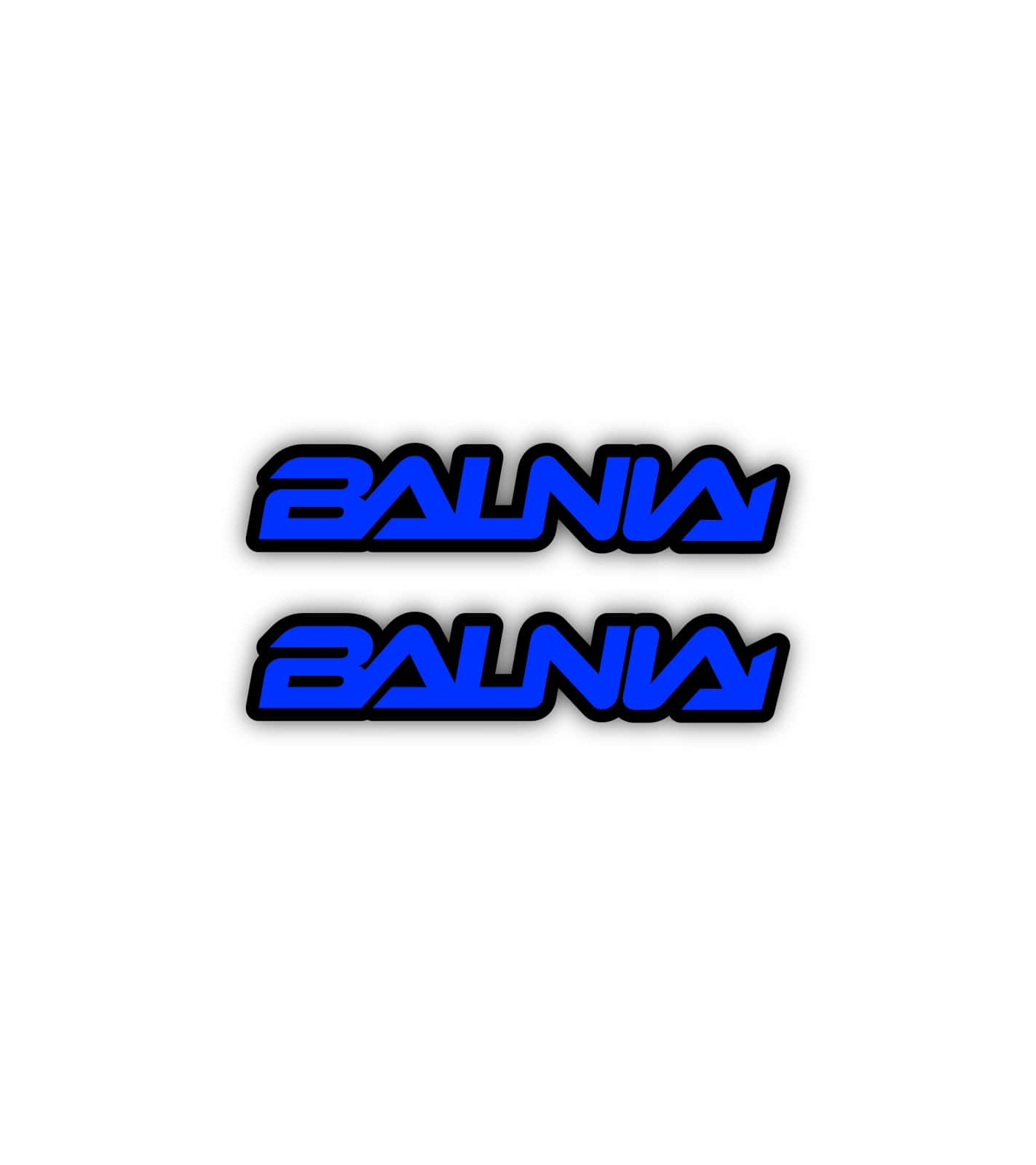 2x Stickers Balnia Bleu Foncé