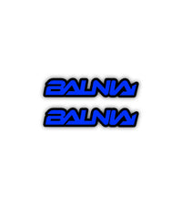 2x Balnia Dark Blue Stickers