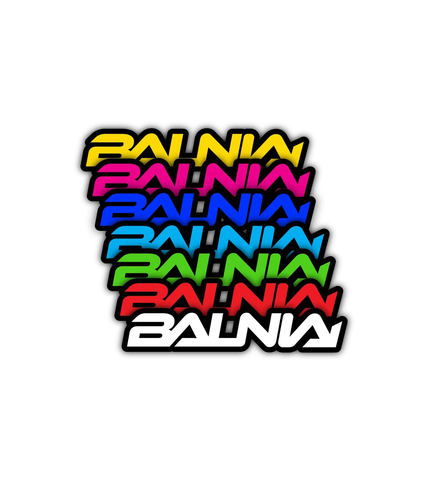 7x Stickers Balnia