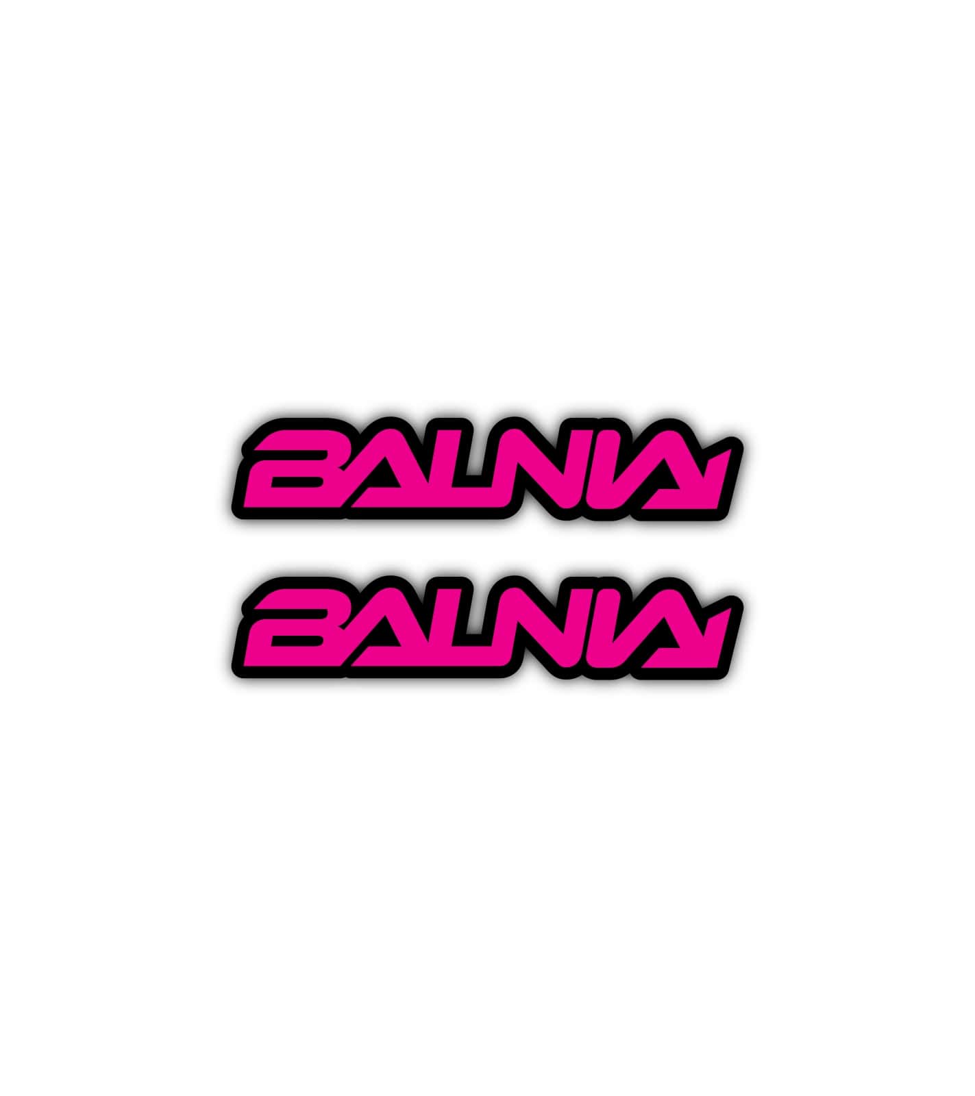 2x Stickers Balnia Rose