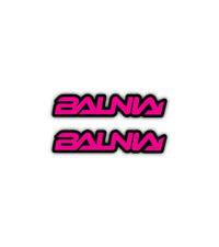 2x Balnia Rose Stickers