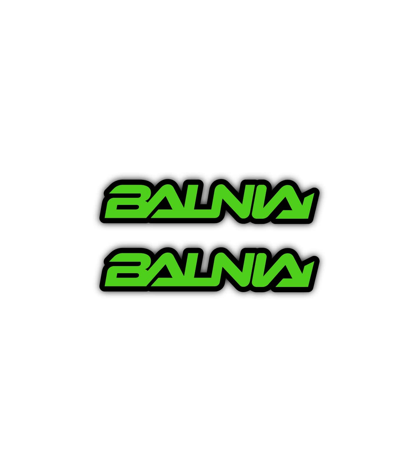 2x Stickers Balnia Vert