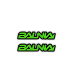 2x Balnia Green Stickers
